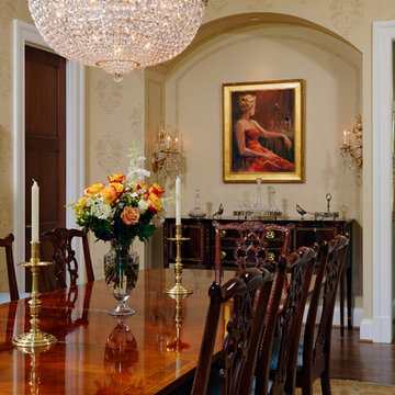Dining Room - New Arched Niche Wall
