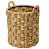 Round Braided Sea Grass Basket, Diameter 20" x 27"