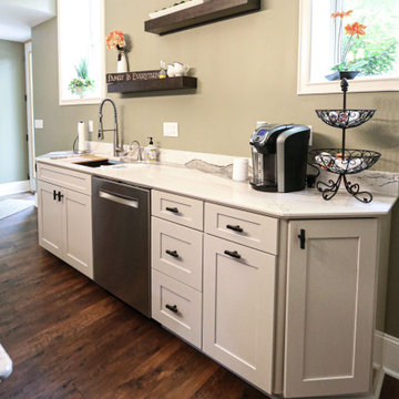 Basement Remodel with Kitchen, Theater Room, Popcorn Snack Bar and Bathroom