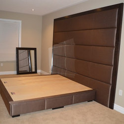 Custom Platform Bed w/ Headboard - Platform Beds