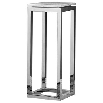 Stud Display Pedestal 31" Polished Stainless Steel