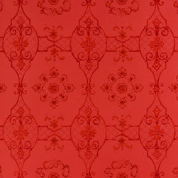 Delft: Red - Wallpaper