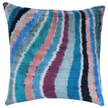 Canvello Handmade Luxury Rainbow Pillow Down Filled 16x16 in
