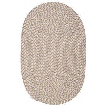 Daybreak Kids Rugs - Natural 9'x12', Oval, Braided