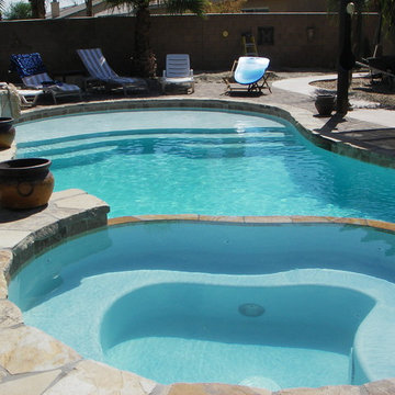 Tropical Desert Pool & Spa Retreat