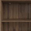 Element Short Wide 3 Shelf Bookcase, Walnut