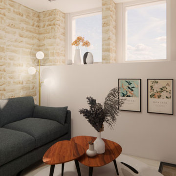Conseil en décoration, agencement, vues 3D d'un appartement au Havre