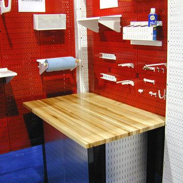 Wall Control Pegboard Booth for Garage Tool Storage
