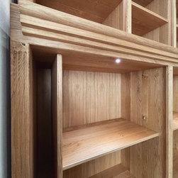 Biblioth&egrave;que ch&ecirc;ne massif - Bookcases