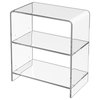 Butler Specialty Company Crystal Clear 2 Shelf Acrylic Bookcase - Clear