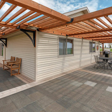 Contemporary Exterior Deck Remodel - 2015