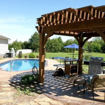 Family Size | Round Roof Custom Pergola Kit