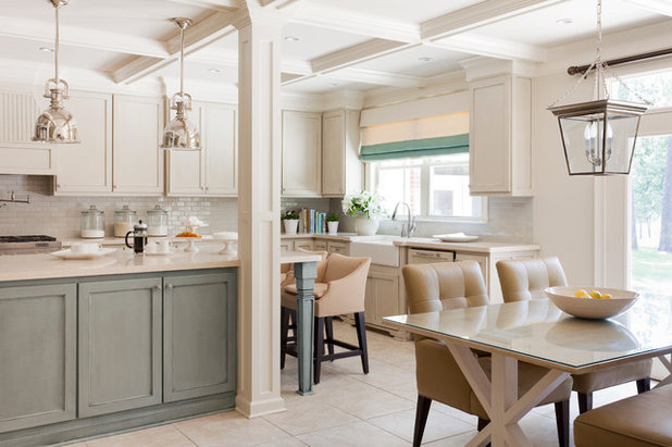 Transitional Kitchen by Tobi Fairley Interior Design