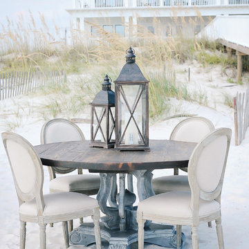 72" Weatherby Reclaimed Wood Round Dining Table