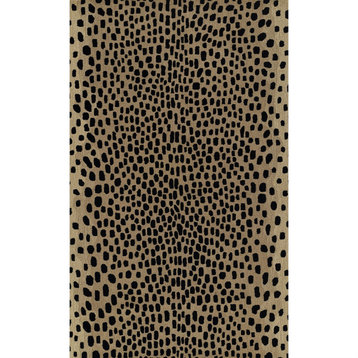 Erin Gates Woodland WOD-3 Rug, Cheetah/Beige, 7'9"x9'9"