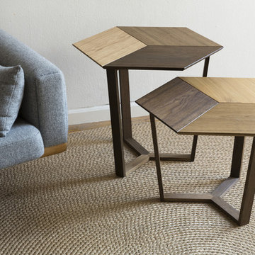 KANT coffe table - 3 tones of Oiled Solid Oak