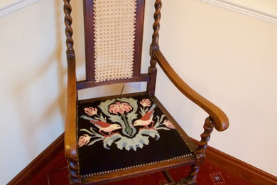 Jacobean Carved Oak Hall Chair