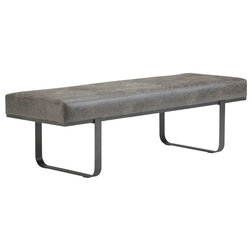Industrial Upholstered Benches by Homesquare