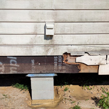House skirting and steps