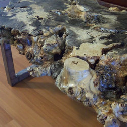 Live Edge Buckeye Burl Coffee Table - Products