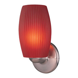 George Kovacs Contemporary Nickel Wall Sconce - Wall Sconces