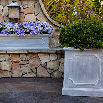 Paneled Square and Paneled Window Box Planters