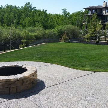 Calgary Landscaping & Exposed Concrete Watermark Rocky Ridge Bearspaw