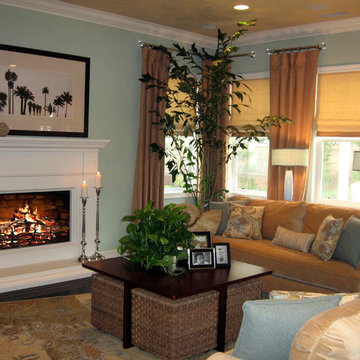 Updated Contemporary Classic Design Family Room