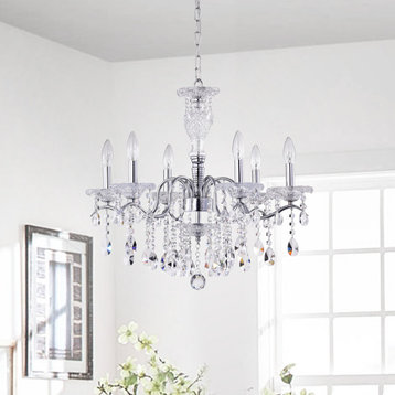 Polaris 6 - Light Candle Style Chandelier