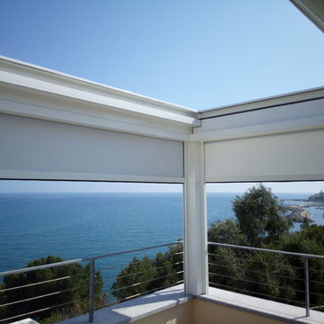 Pergola Nomo, copertura ideale per una splendida terrazza sul mare