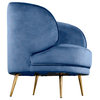 Carrie Accent Chair, Blue