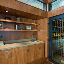 wine room and closets