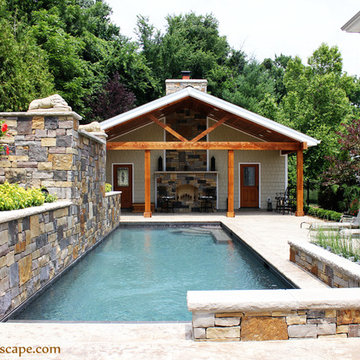 Waterfall & Pool Landscape Design