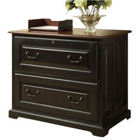 Riverside Furniture Bridgeport Lateral File in Antique Black