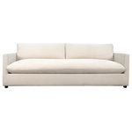 StyleCraft - Afton Sofa Contessa Ivory Linen Fabric - The Afton sofa offers a plush seating experience with its contessa ivory linen fabric, making it a perfect fit for any living room or family room. Designed with casual square arms, this sofa provides a comfortable and stylish spot for relaxation, whether it's paired with the matching afton chair or enjoyed on its own. Enhance your homes comfort and style effortlessly with this inviting piece.