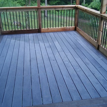 Curved Wood Deck
