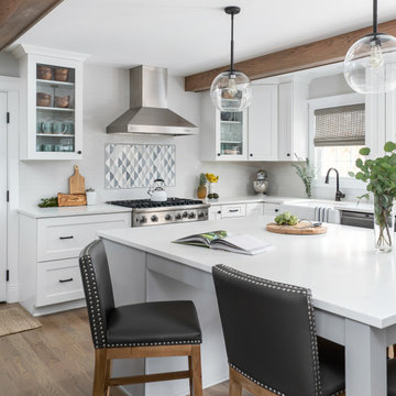 Naperville All-White Kitchen Rehab