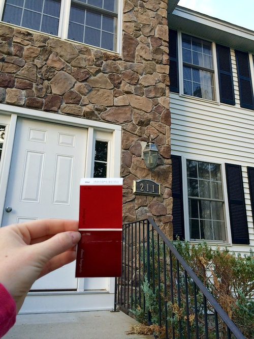 Red Or Burdy Front Door