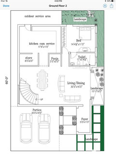 East face elevation of the house plan is given in this 2D Autocad