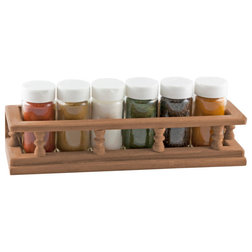 Traditional Spice Jars And Spice Racks by SeaTeak