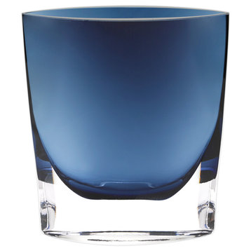 Samantha Midnight Blue Vase 8"