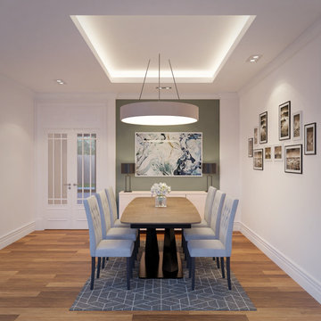 Family Open Plan Dining/Kitchen and Living space