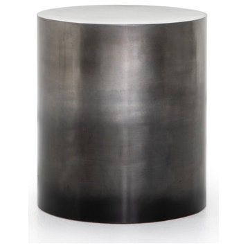 Cameron End Table-Pewter