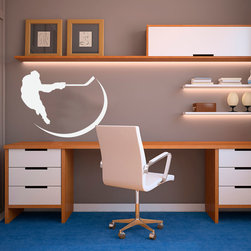 Hockey Player Wall Decal - Wall Decals