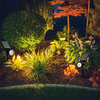 Pure Garden Outdoor LED Solar Lights-2 Pack-7 Bulb Spotlights, Cool White