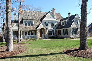 Inspiration for a timeless exterior home remodel in Chicago