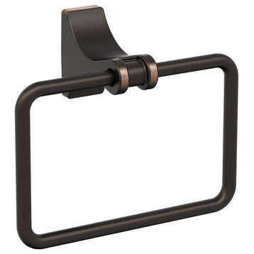 Amerock BH36052 Davenport 5-1/4" Wall Mounted Towel Ring - Oil Rubbed Bronze
