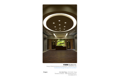 Example of a minimalist home design design in Dallas