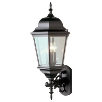 Trans Globe  Lighting, 51000 Classical 29.5" Wall Lantern, Black