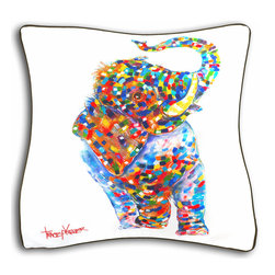 Elephant Trunk Up Indoor/Outdoor Cushion Covers - Outdoor Cushions And Pillows